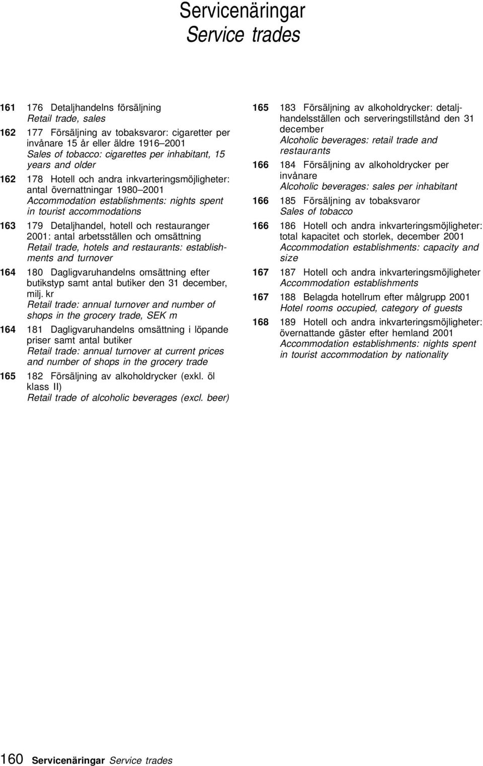 hotell och restauranger 200: antal arbetsställen och omsättning Retail trade, hotels and restaurants: establishments and turnover 64 80 Dagligvaruhandelns omsättning efter butikstyp samt antal