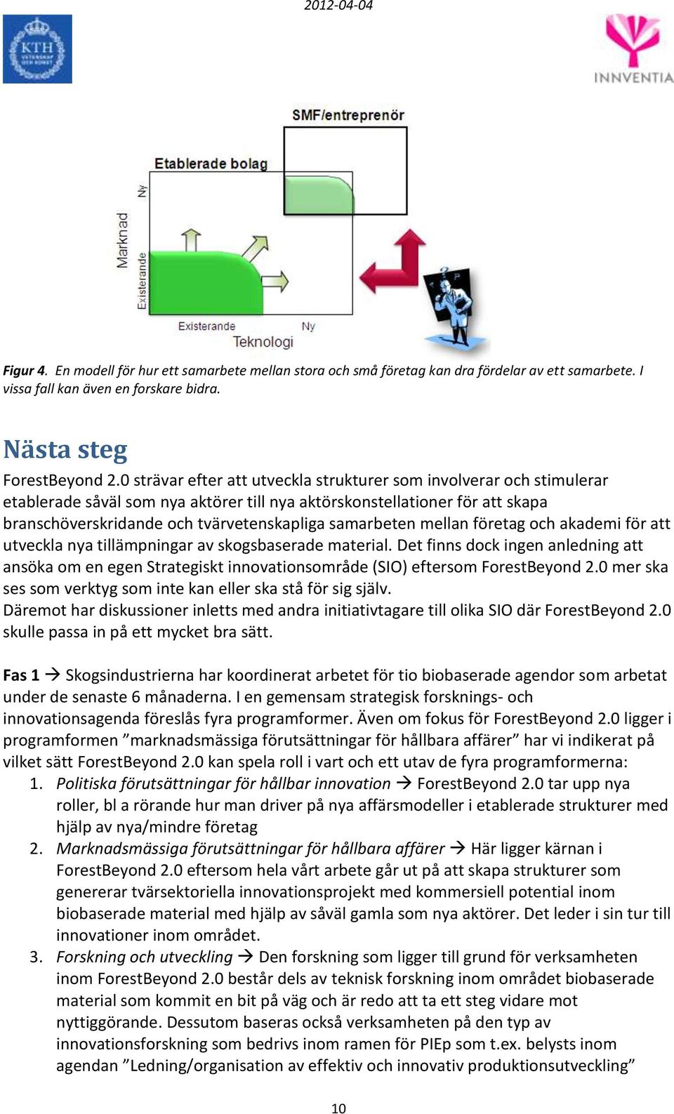 samarbeten mellan företag och akademi för att utveckla nya tillämpningar av skogsbaserade material.