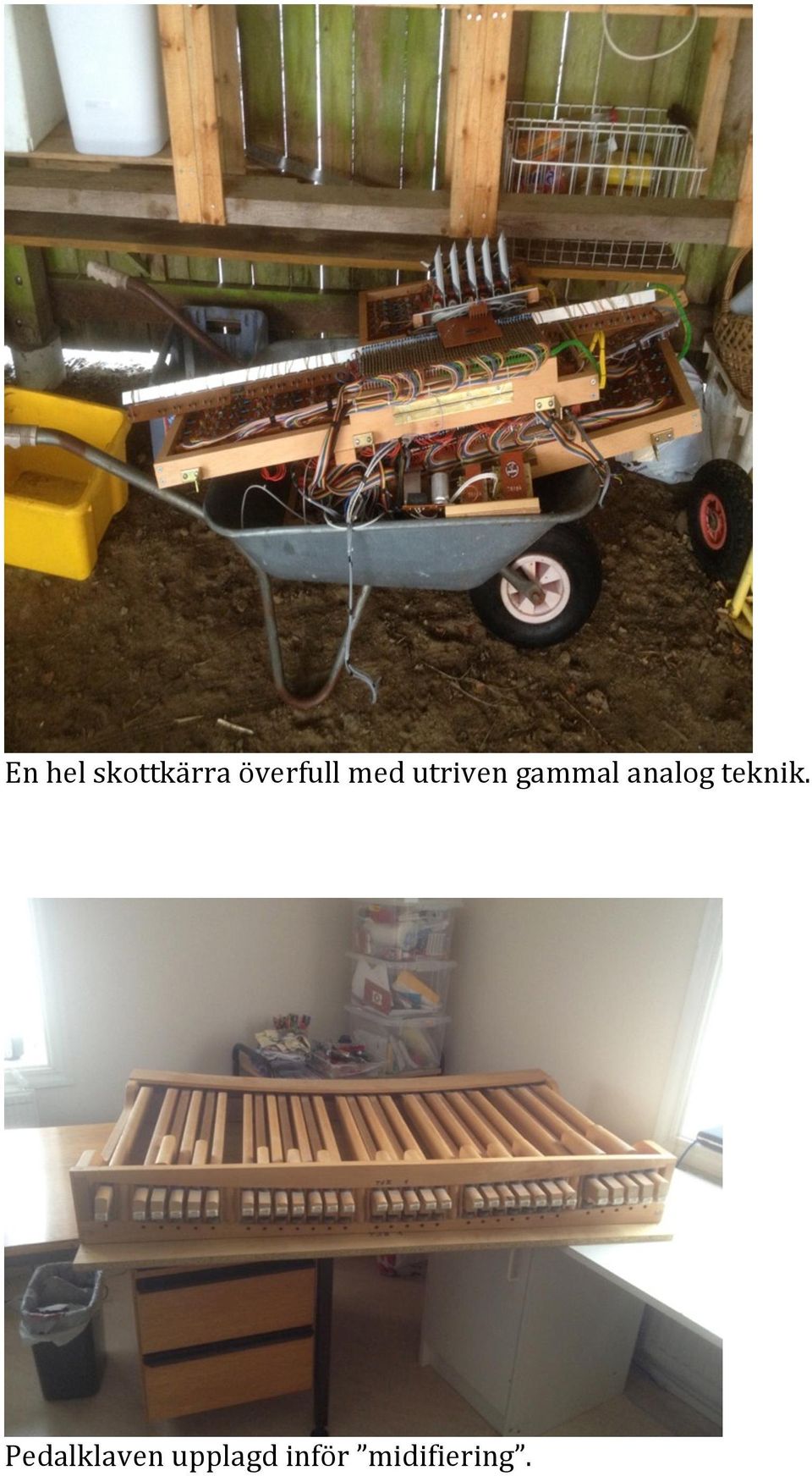 gammal analog teknik.