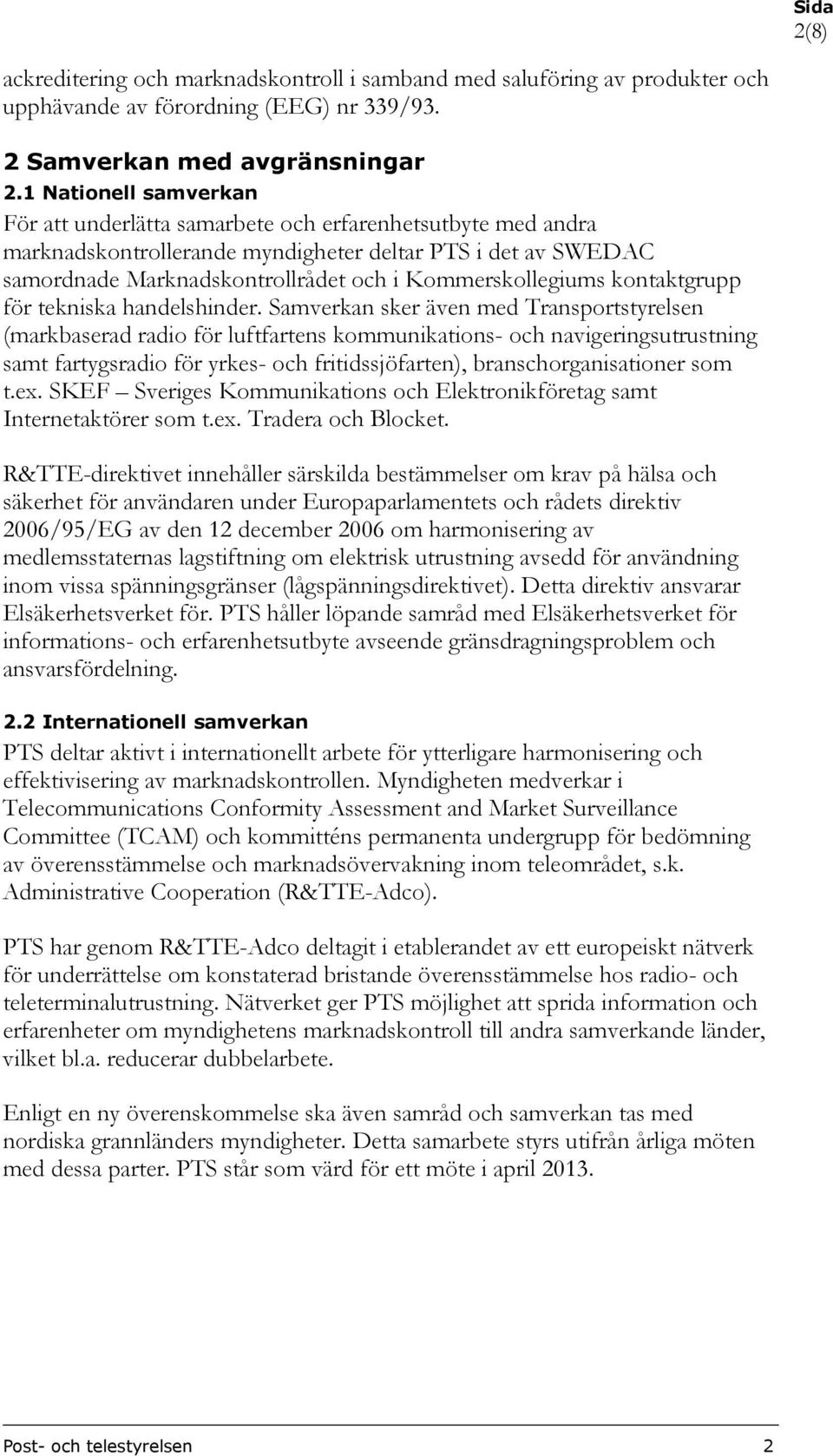 Kommerskollegiums kontaktgrupp för tekniska handelshinder.