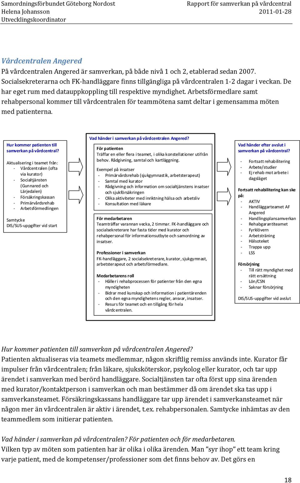 Hur kommer patienten till samverkan på vårdcentral?