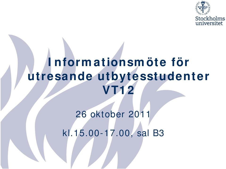 utbytesstudenter VT12