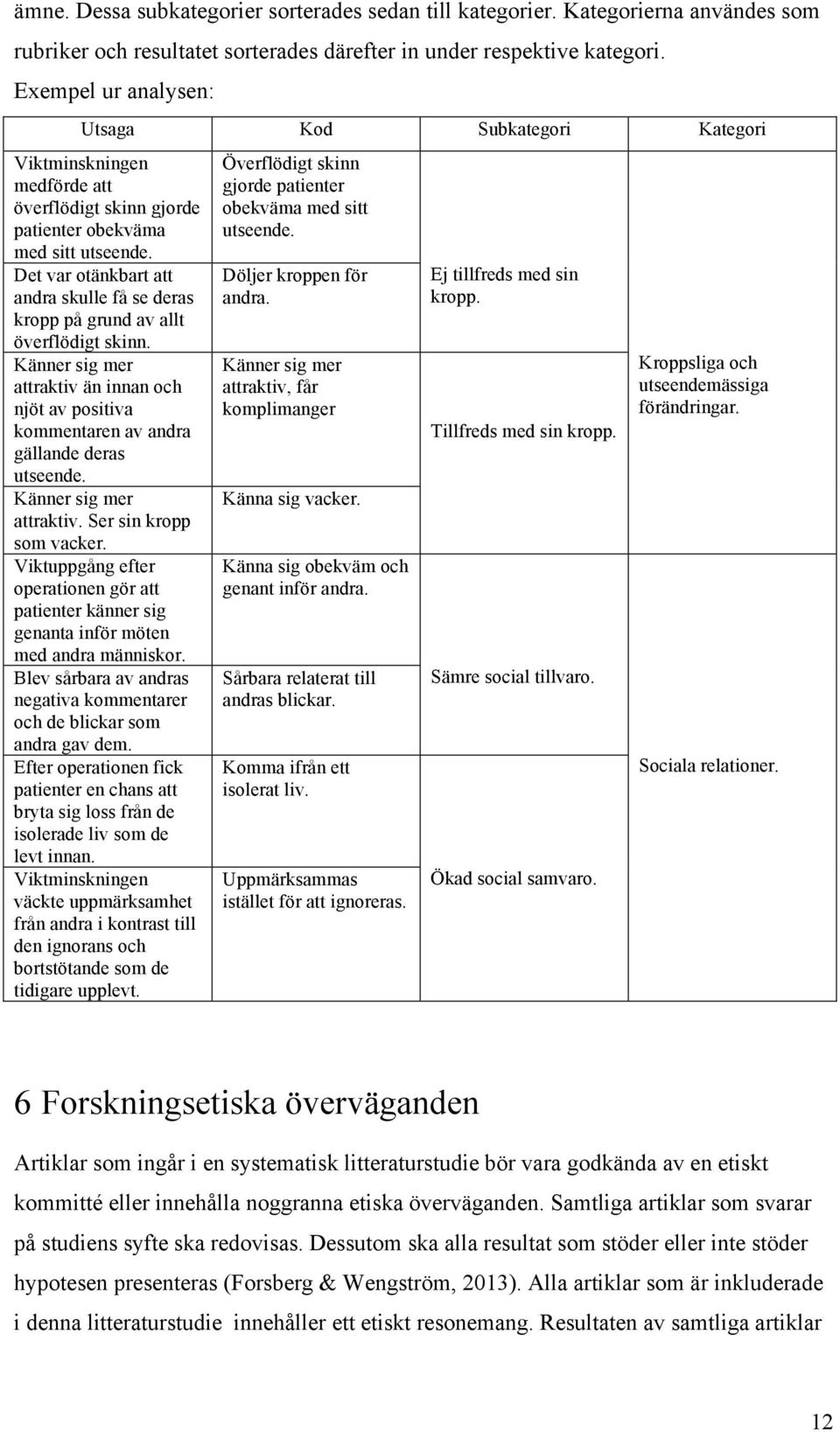 Det var otänkbart att andra skulle få se deras kropp på grund av allt överflödigt skinn. Känner sig mer attraktiv än innan och njöt av positiva kommentaren av andra gällande deras utseende.