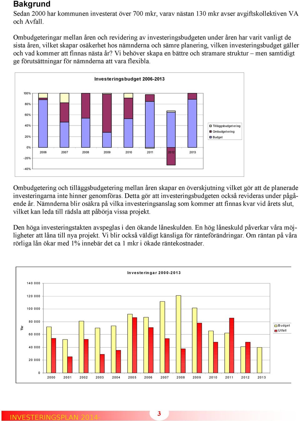 gäller och vad kommer att finnas nästa år? Vi behöver skapa en bättre och stramare struktur men samtidigt ge förutsättningar för nämnderna att vara flexibla.