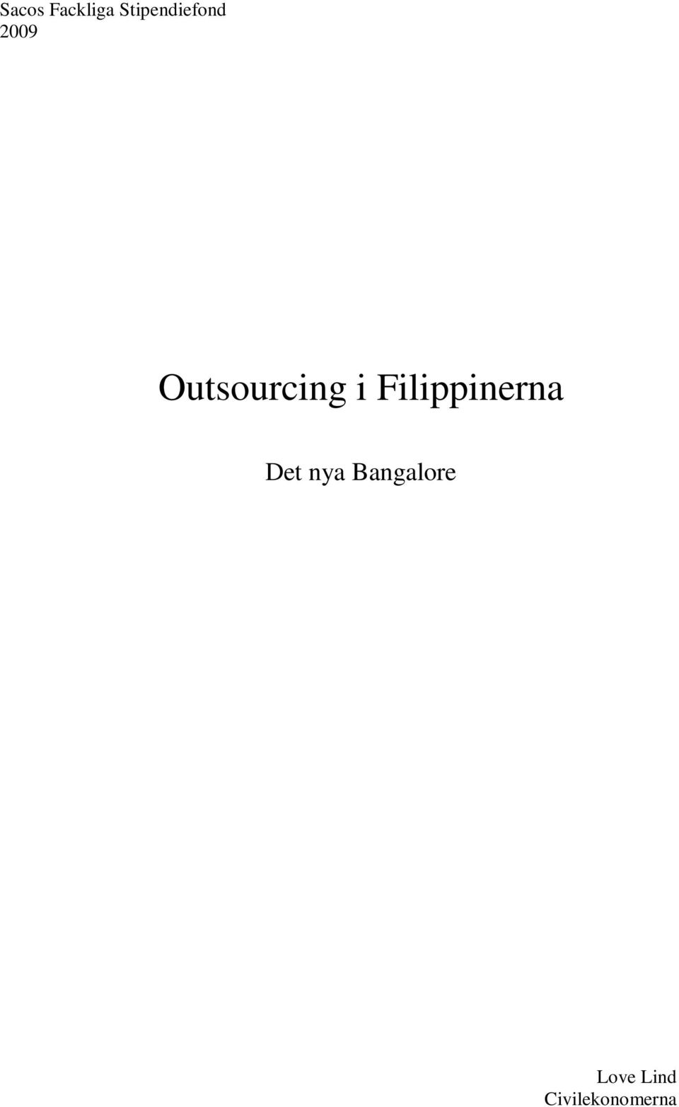 Outsourcing i