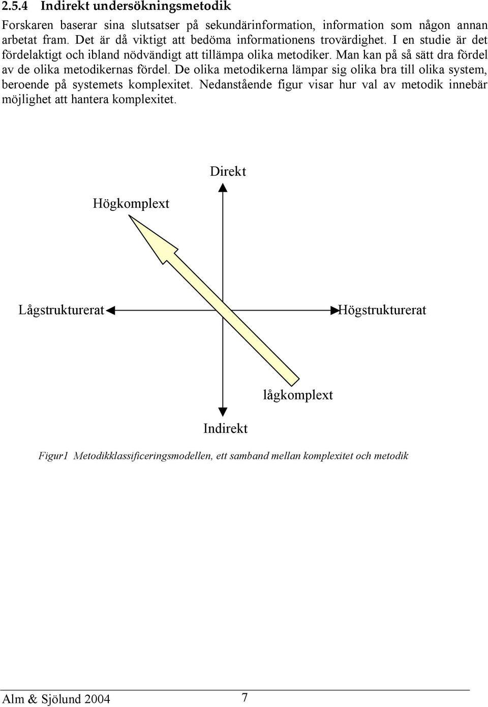 Man kan på så sätt dra fördel av de olika metodikernas fördel. De olika metodikerna lämpar sig olika bra till olika system, beroende på systemets komplexitet.