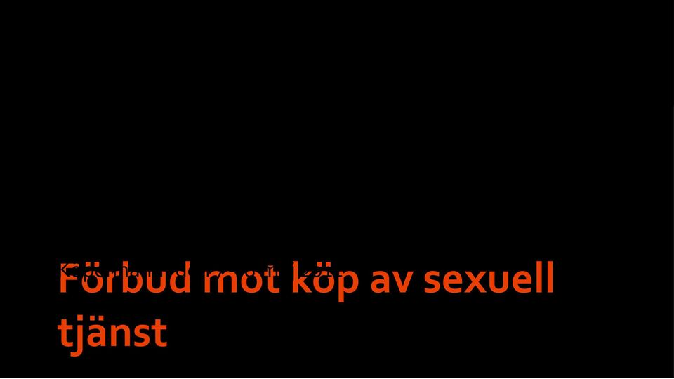 Konferens om prostitution och människohandel