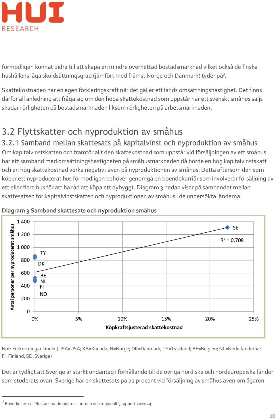 Det finns därför all anledning att fråga sig om den höga skattekostnad som uppstår när ett svenskt småhus säljs skadar rörligheten på bostadsmarknaden liksom rörligheten på arbetsmarknaden. 3.