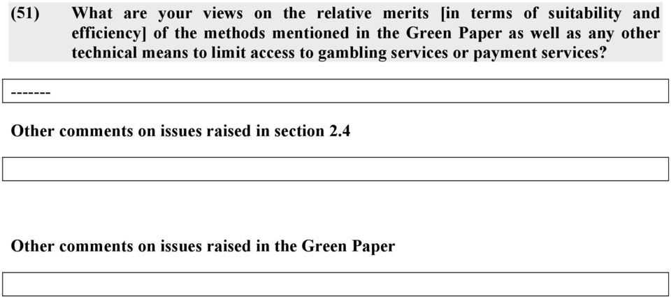 technical means to limit access to gambling services or payment services?