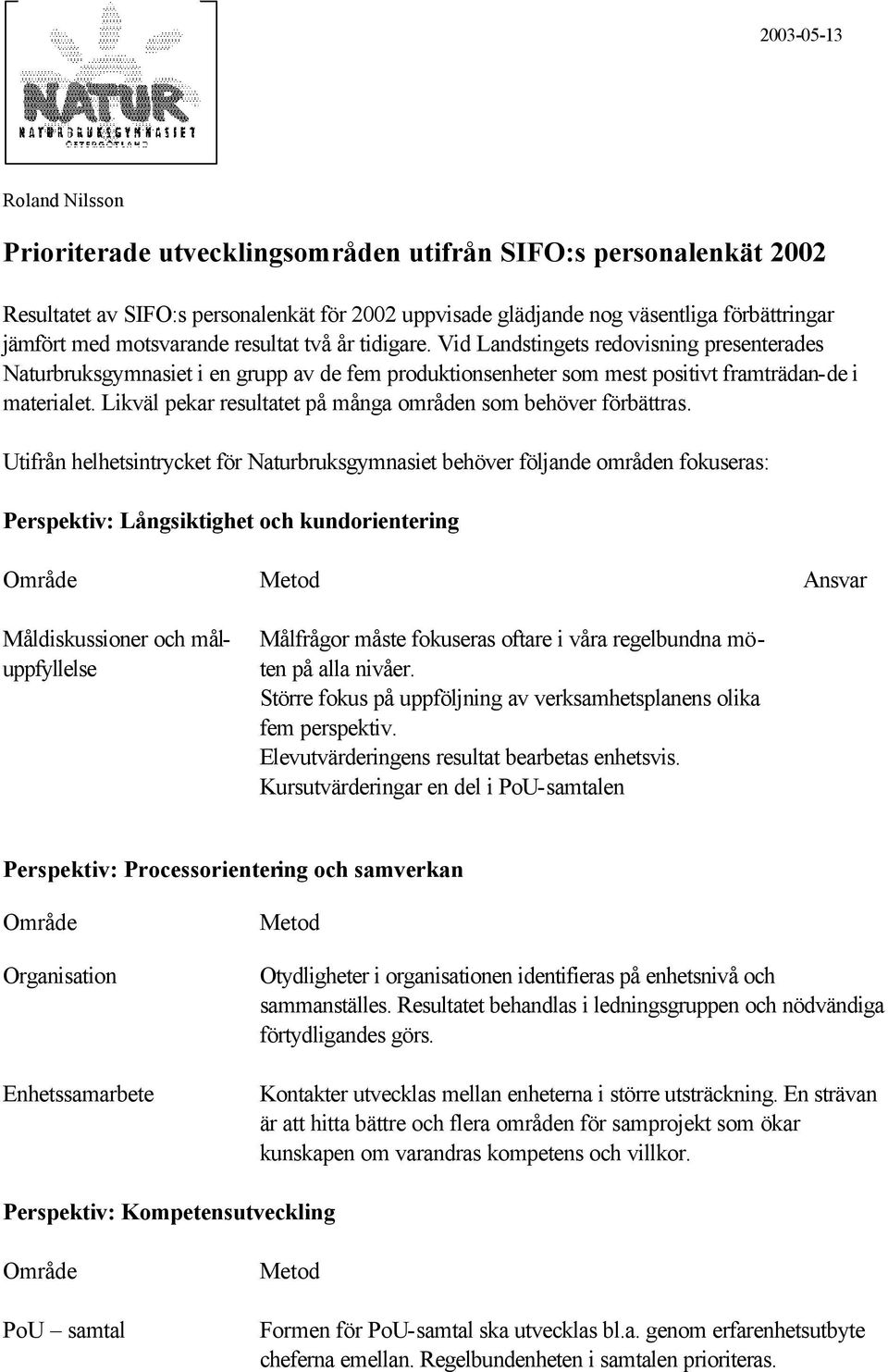 Likväl pekar resultatet på många områden som behöver förbättras.