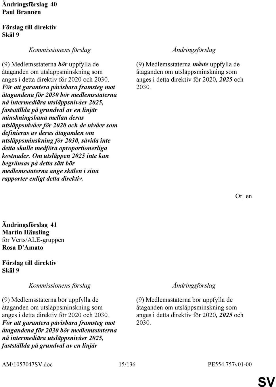 för 2020 och de nivåer som definieras av deras åtaganden om utsläppsminskning för 2030, såvida inte detta skulle medföra oproportionerliga kostnader.