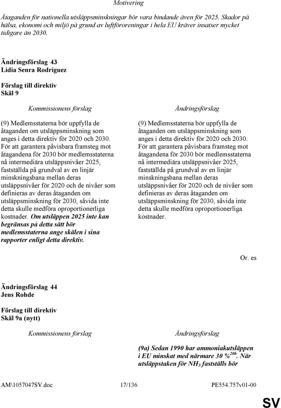 För att garantera påvisbara framsteg mot åtagandena för 2030 bör medlemsstaterna nå intermediära utsläppsnivåer 2025, fastställda på grundval av en linjär minskningsbana mellan deras utsläppsnivåer