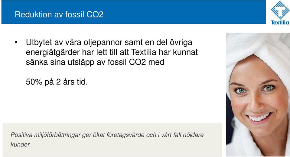 sänka sina utsläpp av fossil CO2 med 50% på 2 års tid.