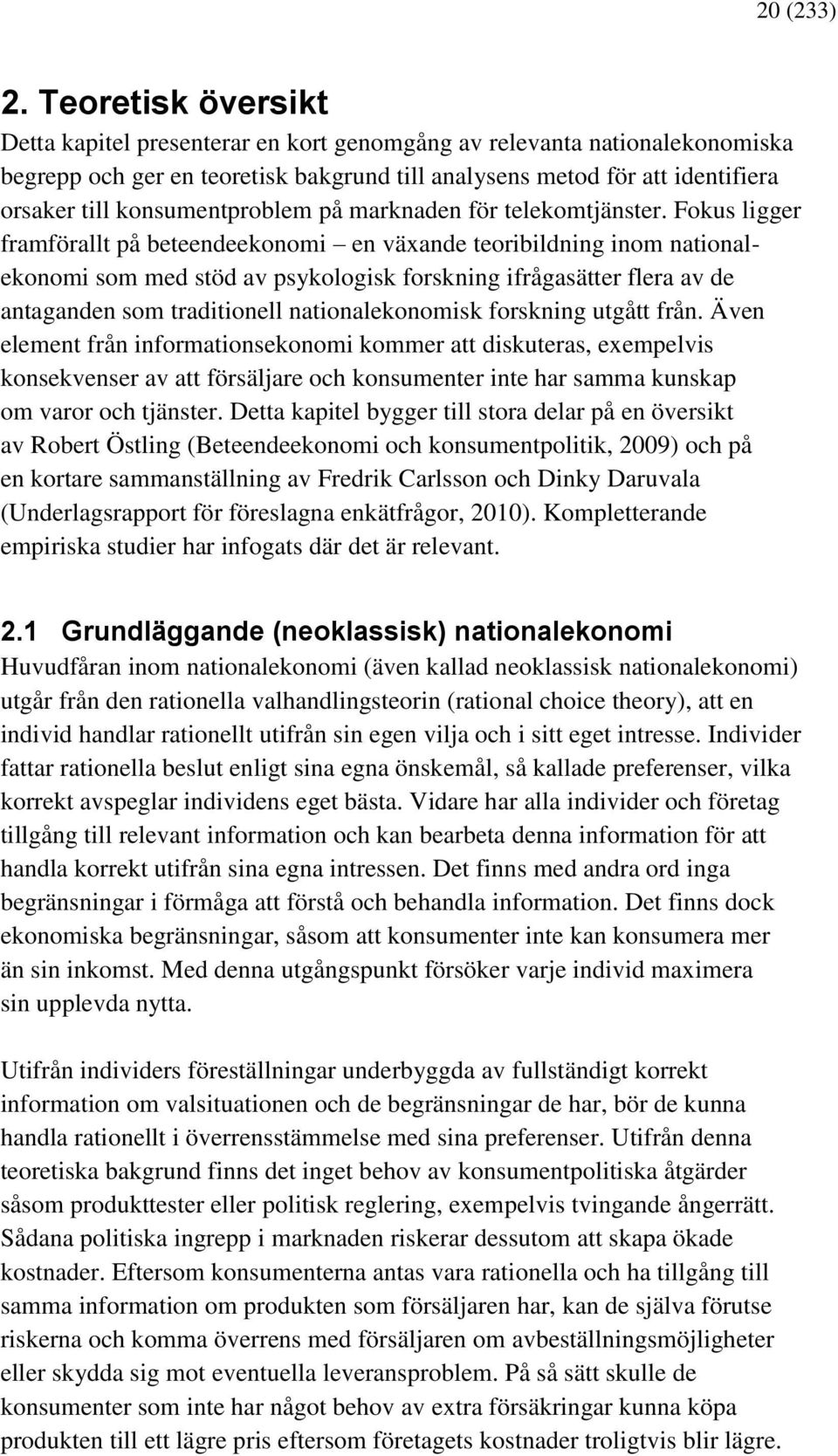 konsumentproblem på marknaden för telekomtjänster.