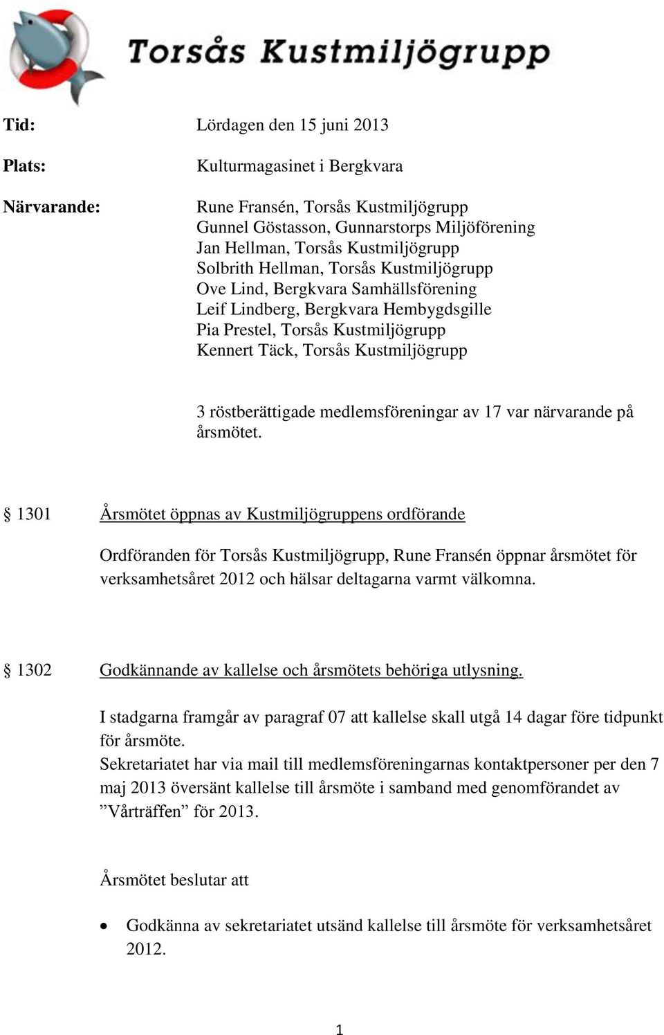 röstberättigade medlemsföreningar av 17 var närvarande på årsmötet.