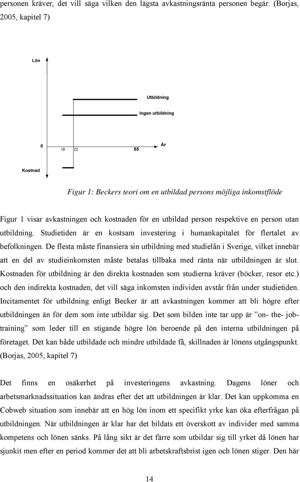 Studietiden är en kostsam investering i humankapitalet för flertalet av befolkningen.