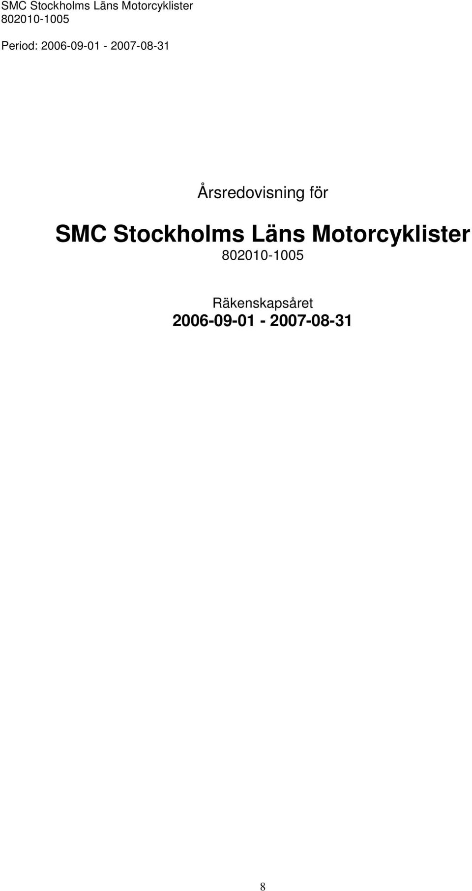 för SMC Stockholms Läns