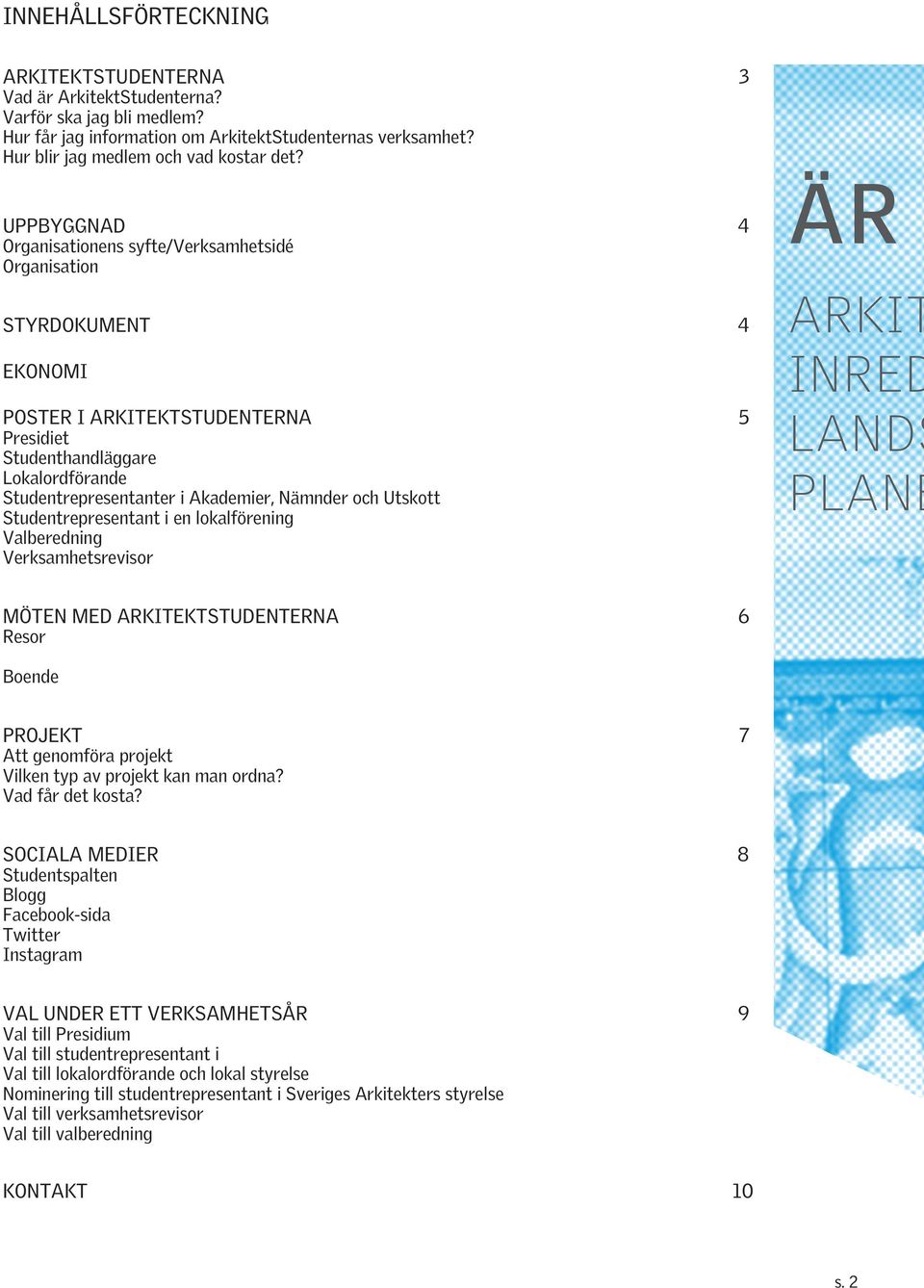 Studentrepresentanter i Akademier, Nämnder och Utskott Studentrepresentant i en lokalförening Valberedning Verksamhetsrevisor Resor är arkit inred lands plane Boende PROJEKT 7 Att genomföra projekt