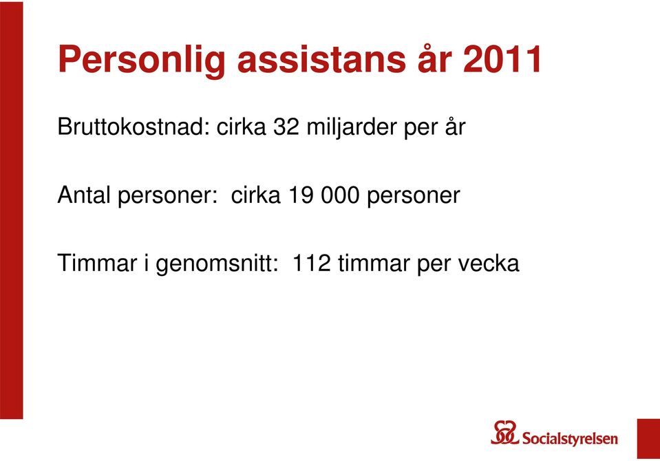 per år Antal personer: cirka 19 000