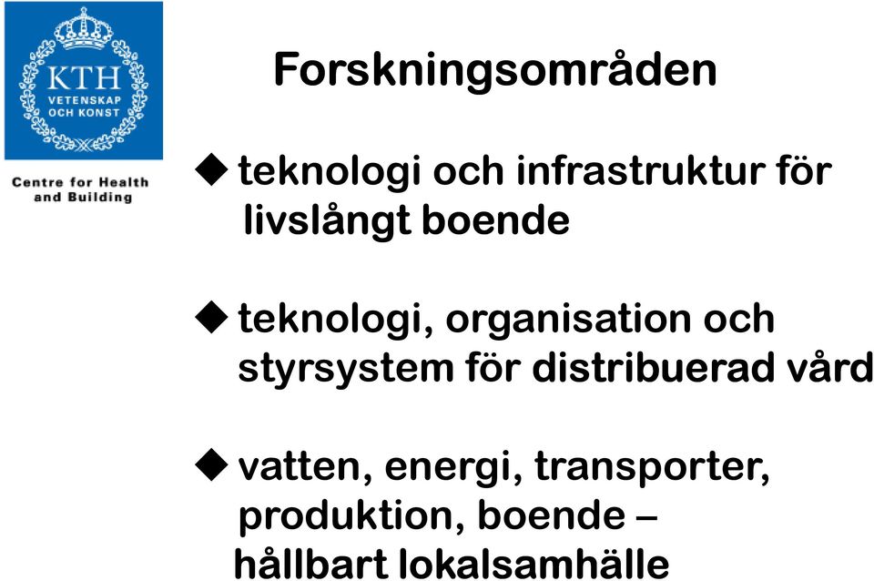 styrsystem för distribuerad vård vatten, energi,