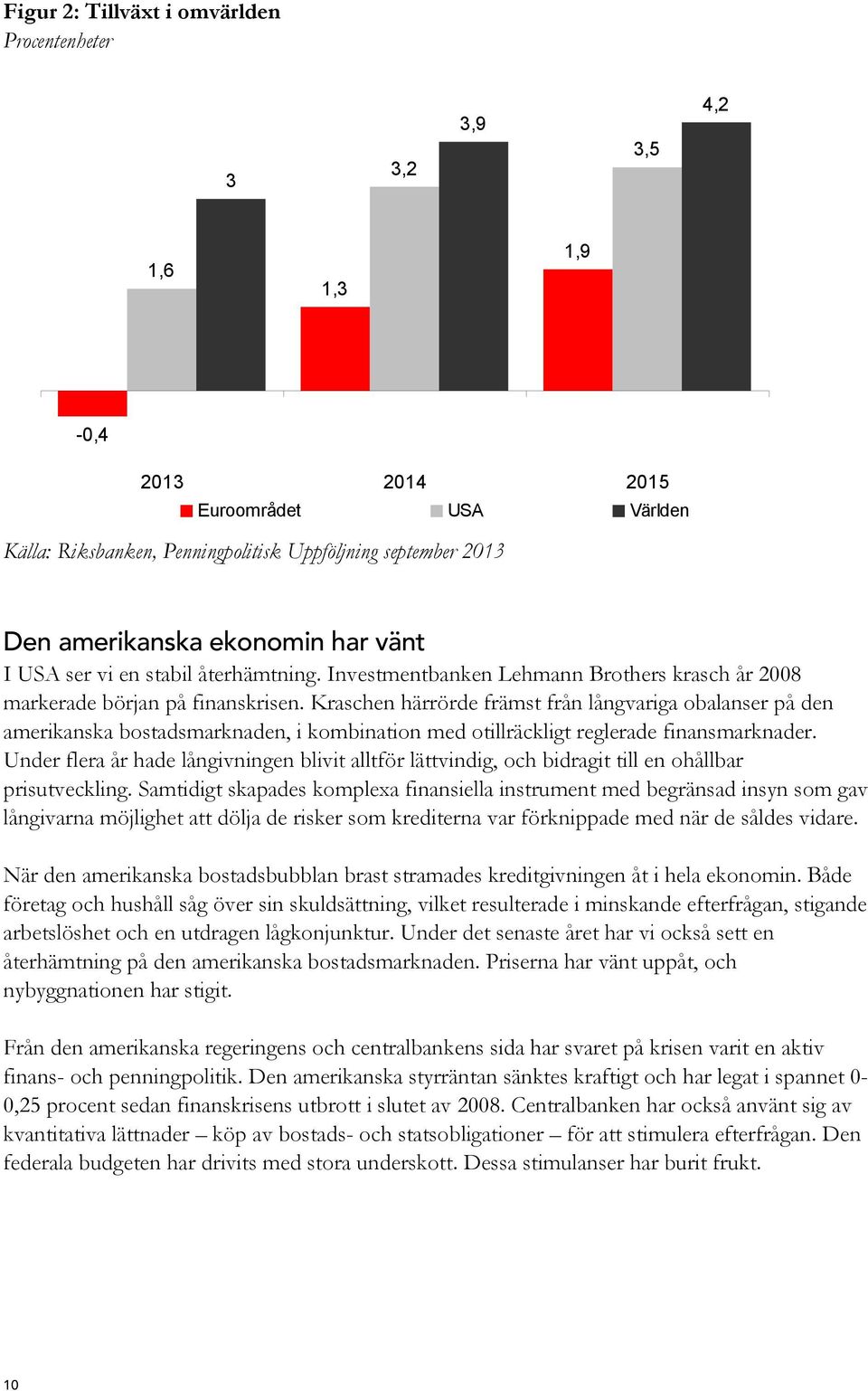 Kraschen härrörde främst från långvariga obalanser på den amerikanska bostadsmarknaden, i kombination med otillräckligt reglerade finansmarknader.