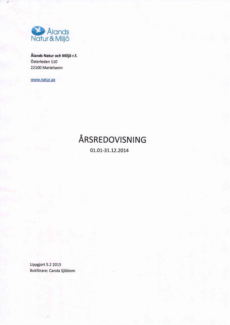 ARSREDOVISN ING 01.01-31.12.