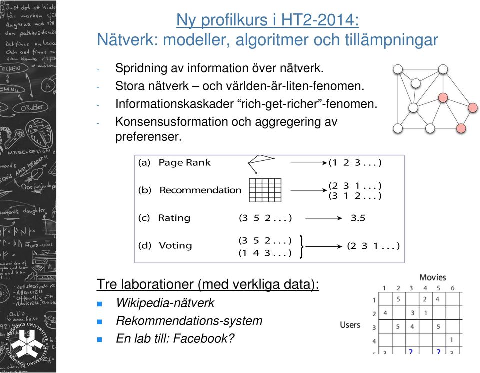 - Informationskaskader rich-get-richer -fenomen.