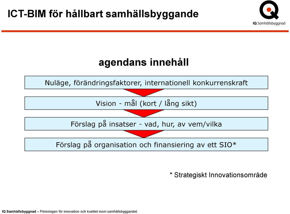 insatser - vad, hur, av vem/vilka a a a Förslag på