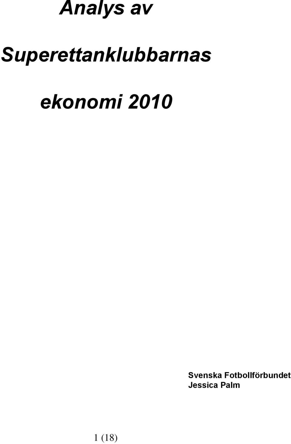 ekonomi 2010 Svenska