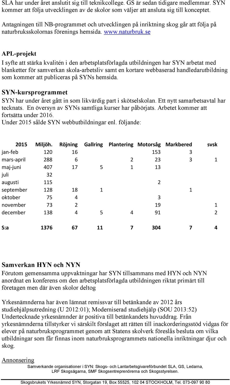 skolornas förenings hemsida. www.naturbruk.