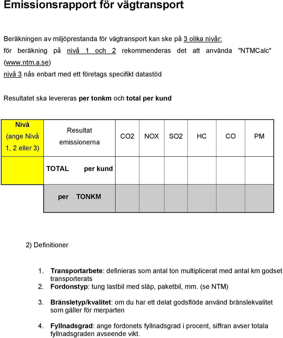 sport Beräkningen av