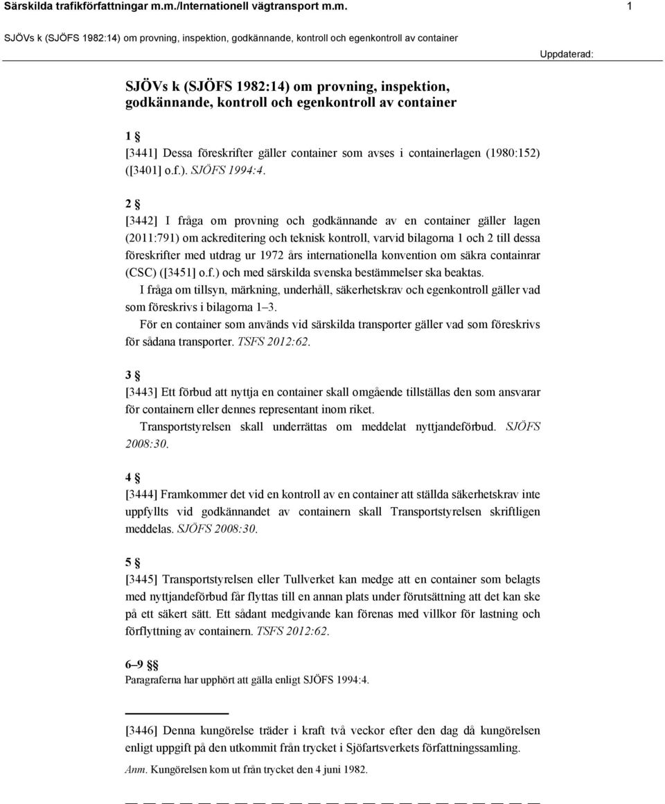 f.). SJÖFS 1994:4.