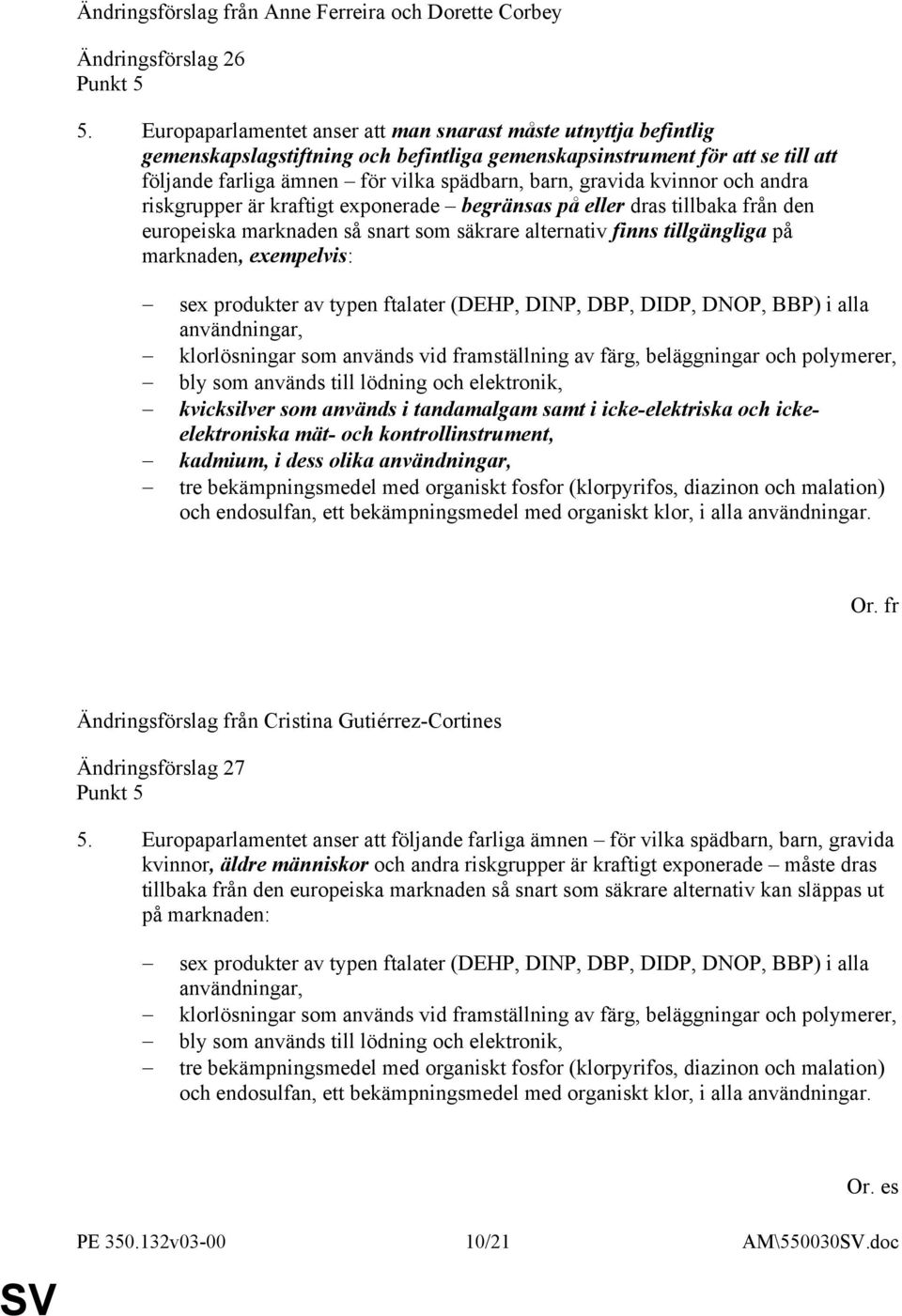 gravida kvinnor och andra riskgrupper är kraftigt exponerade begränsas på eller dras tillbaka från den europeiska marknaden så snart som säkrare alternativ finns tillgängliga på marknaden,