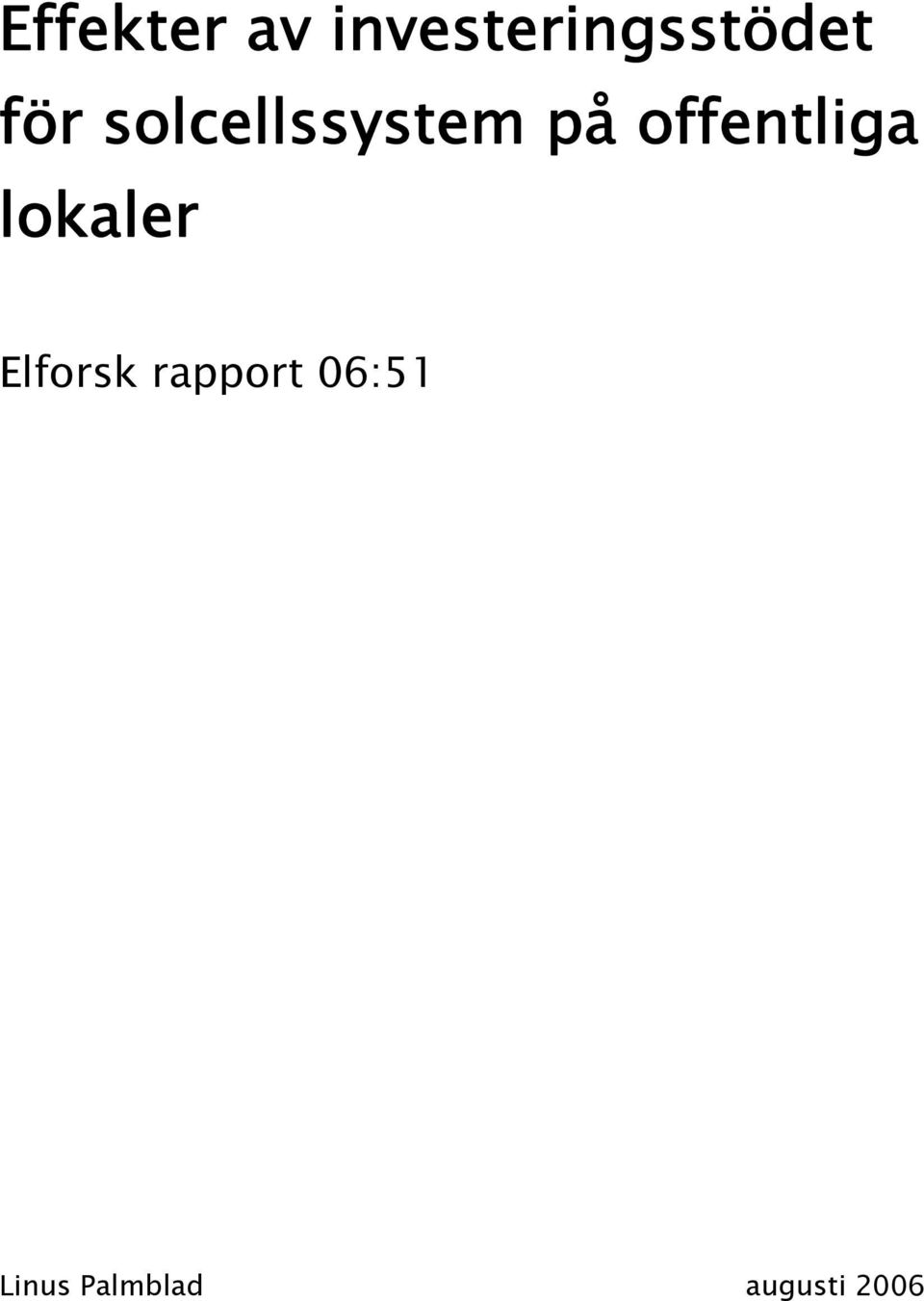 offentliga lokaler Elforsk