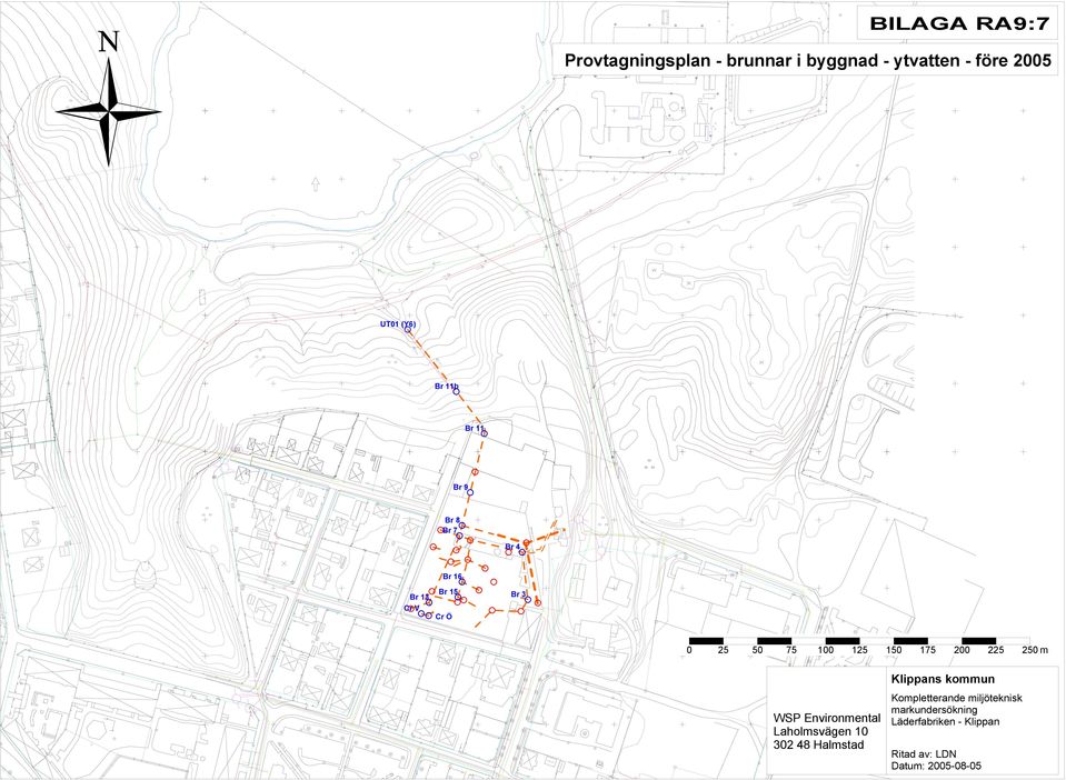 125 150 175 200 225 250 m Klippans kommun WSP Environmental Laholmsvägen 10 302 48