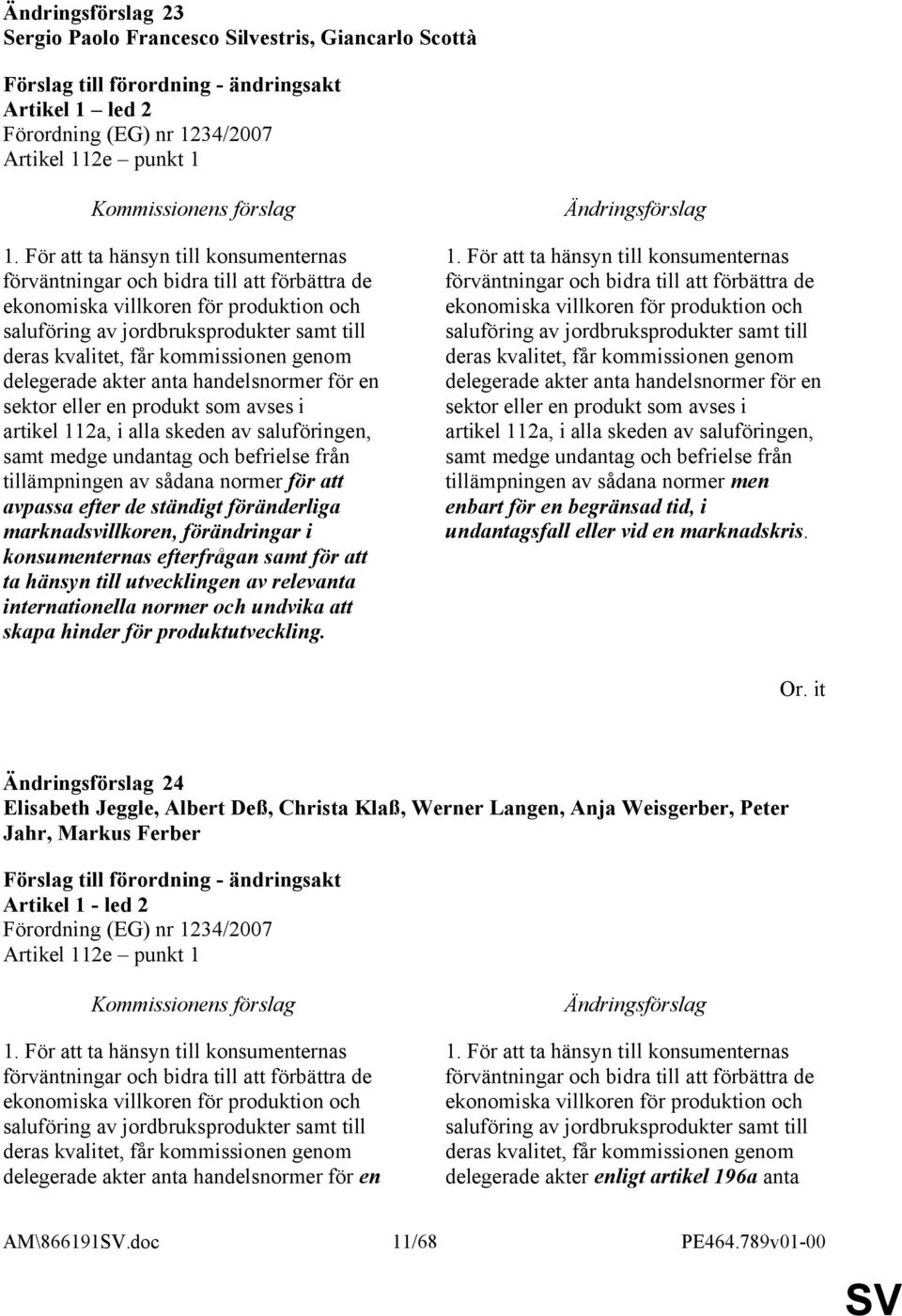 genom delegerade akter anta handelsnormer för en sektor eller en produkt som avses i artikel 112a, i alla skeden av saluföringen, samt medge undantag och befrielse från tillämpningen av sådana normer