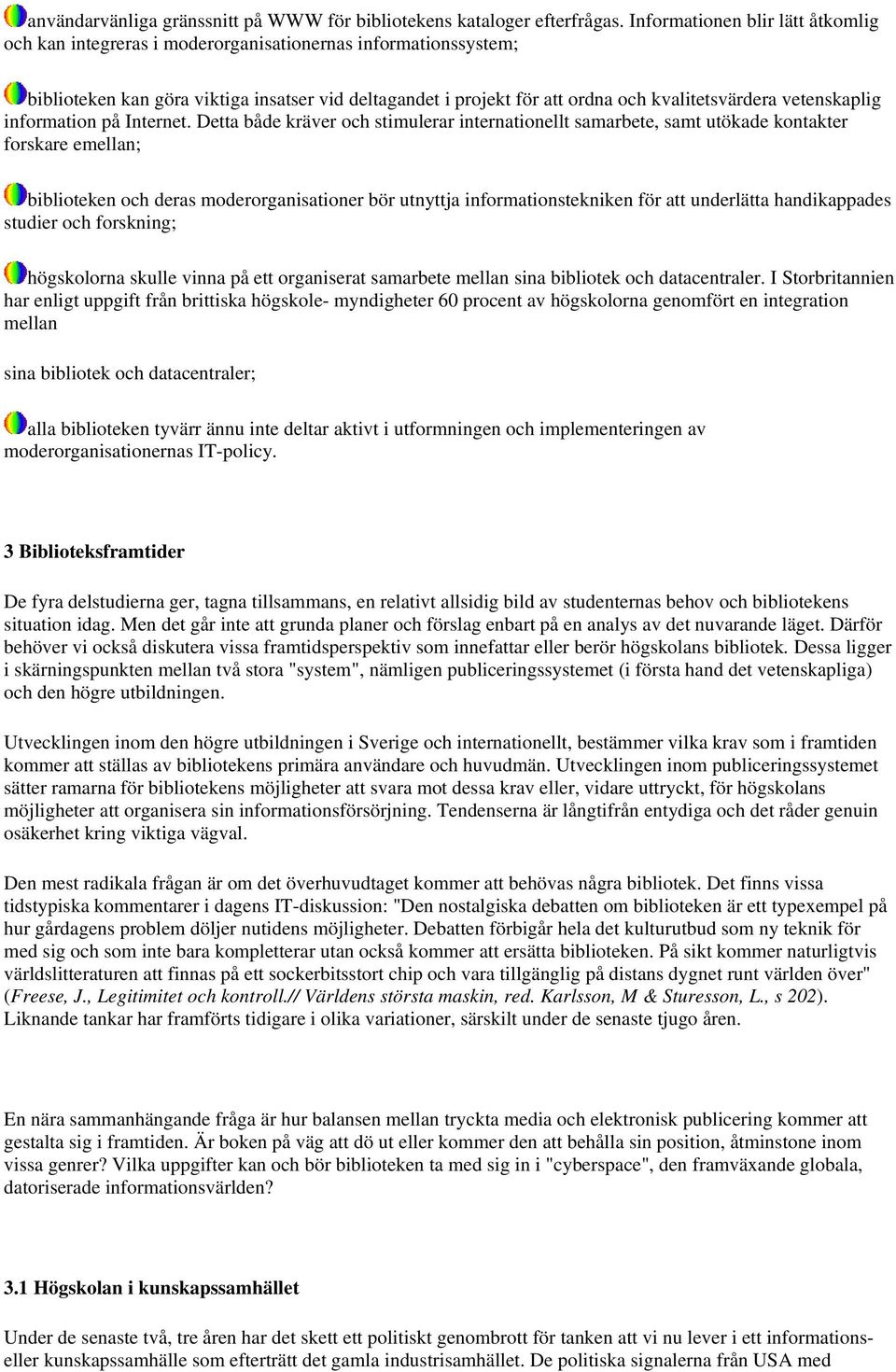 vetenskaplig information på Internet.