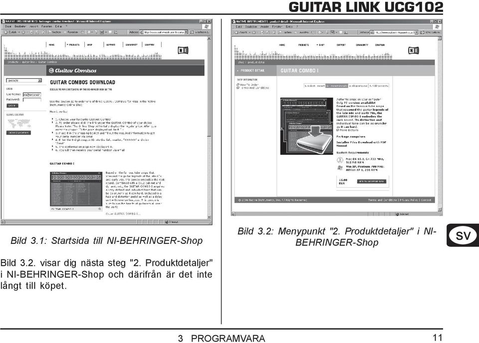 Produktdetaljer" i NI- BEHRINGER-Shop Bild 3.2.