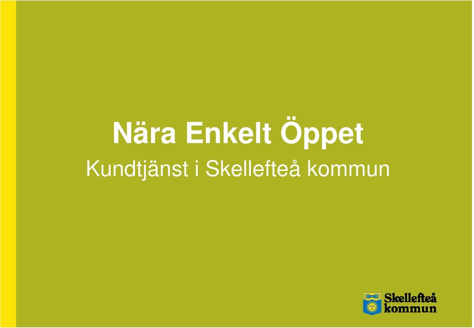 Kundtjänst