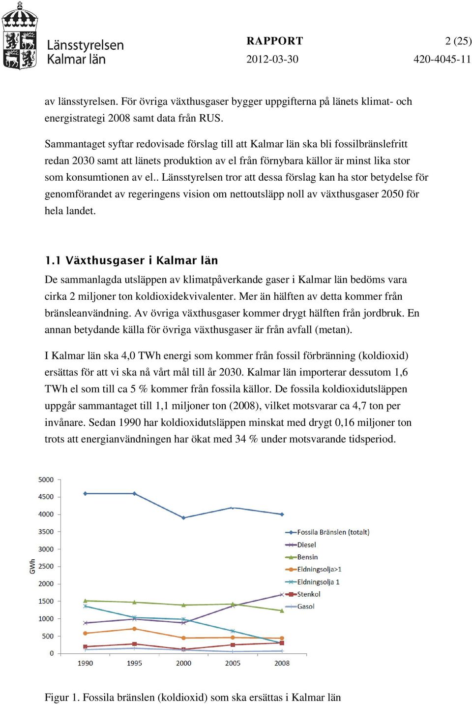 . Länsstyrelsen tror att dessa förslag kan ha stor betydelse för genomförandet av regeringens vision om nettoutsläpp noll av växthusgaser 2050 för hela landet. 1.