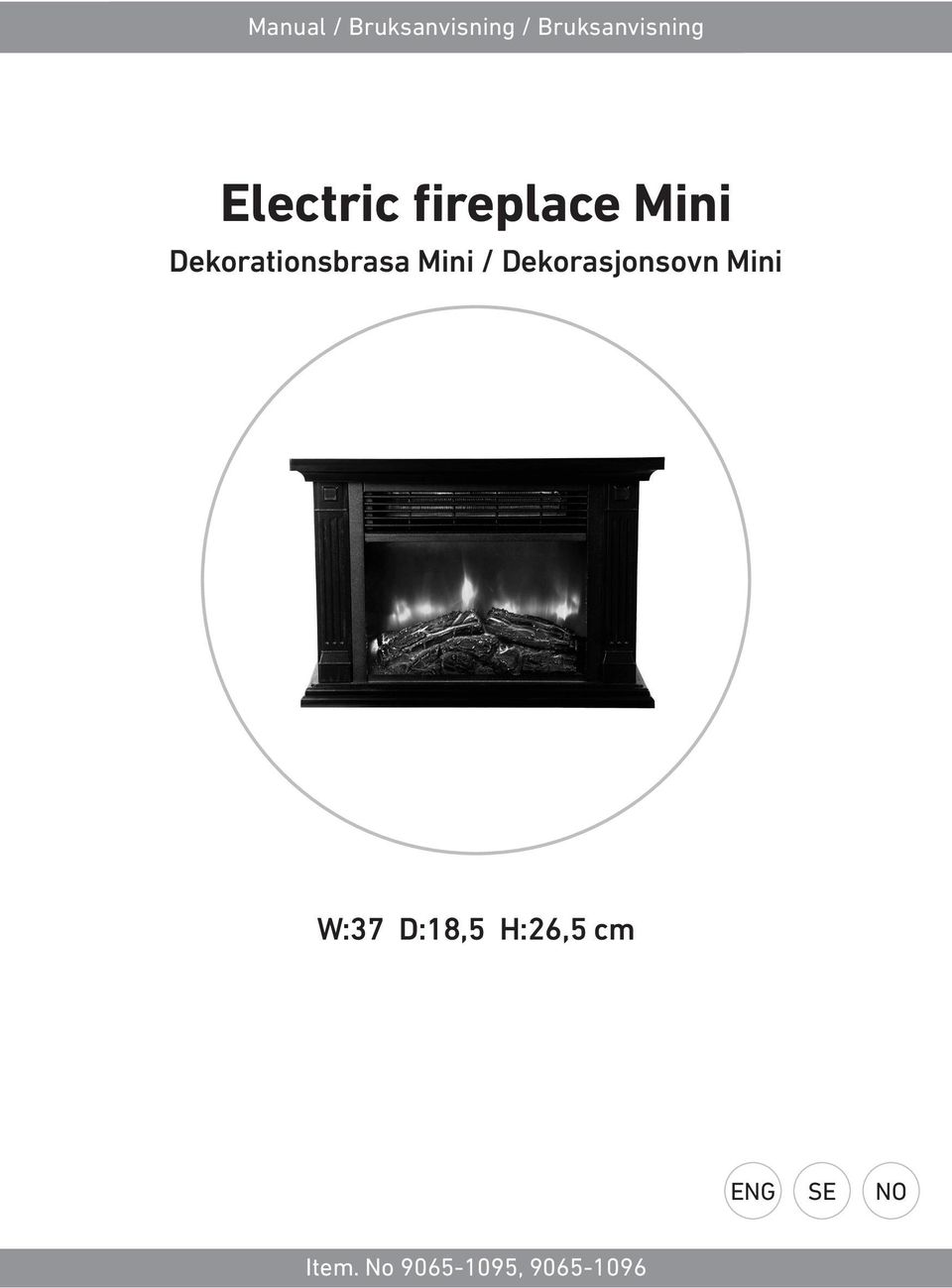 Mini / Dekorasjonsovn Mini W:37 D:18,5
