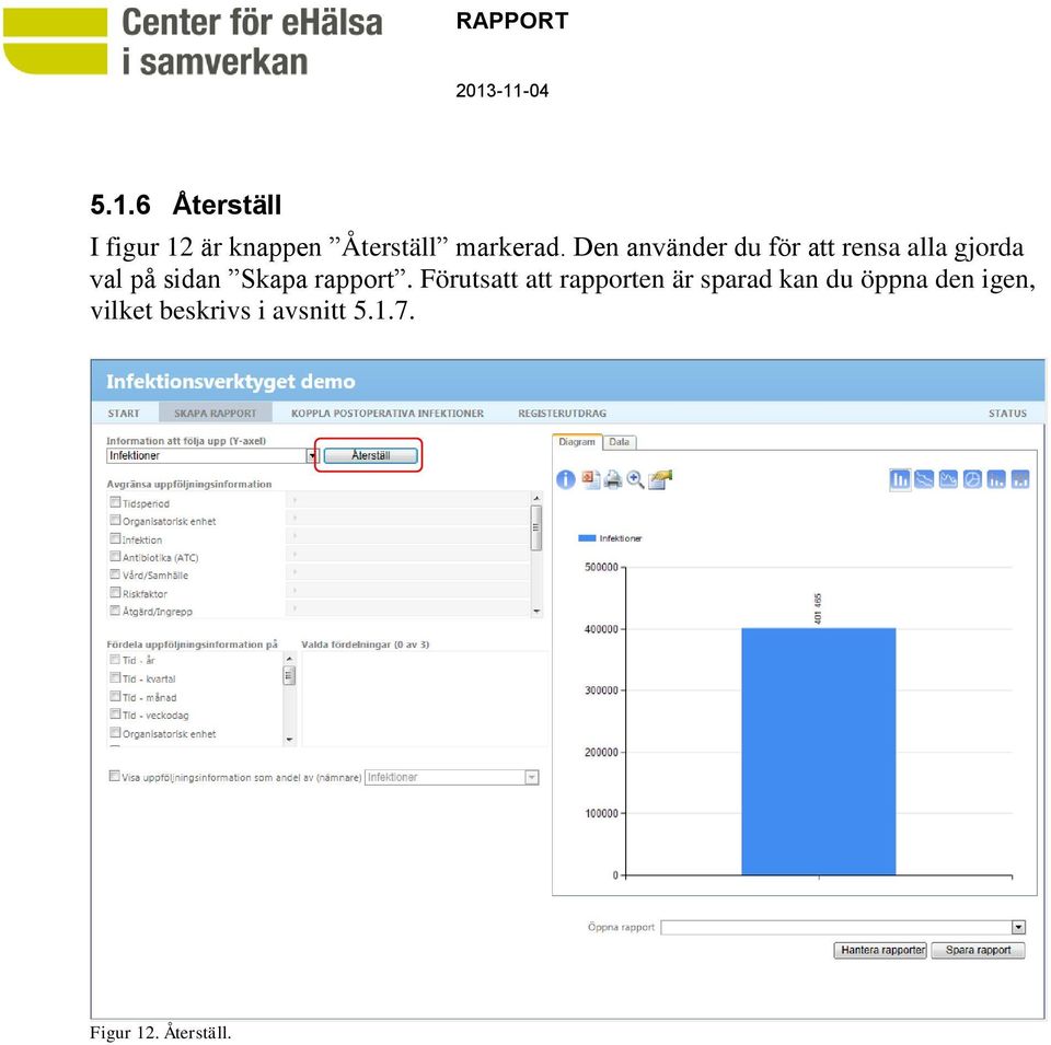 Skapa rapport.