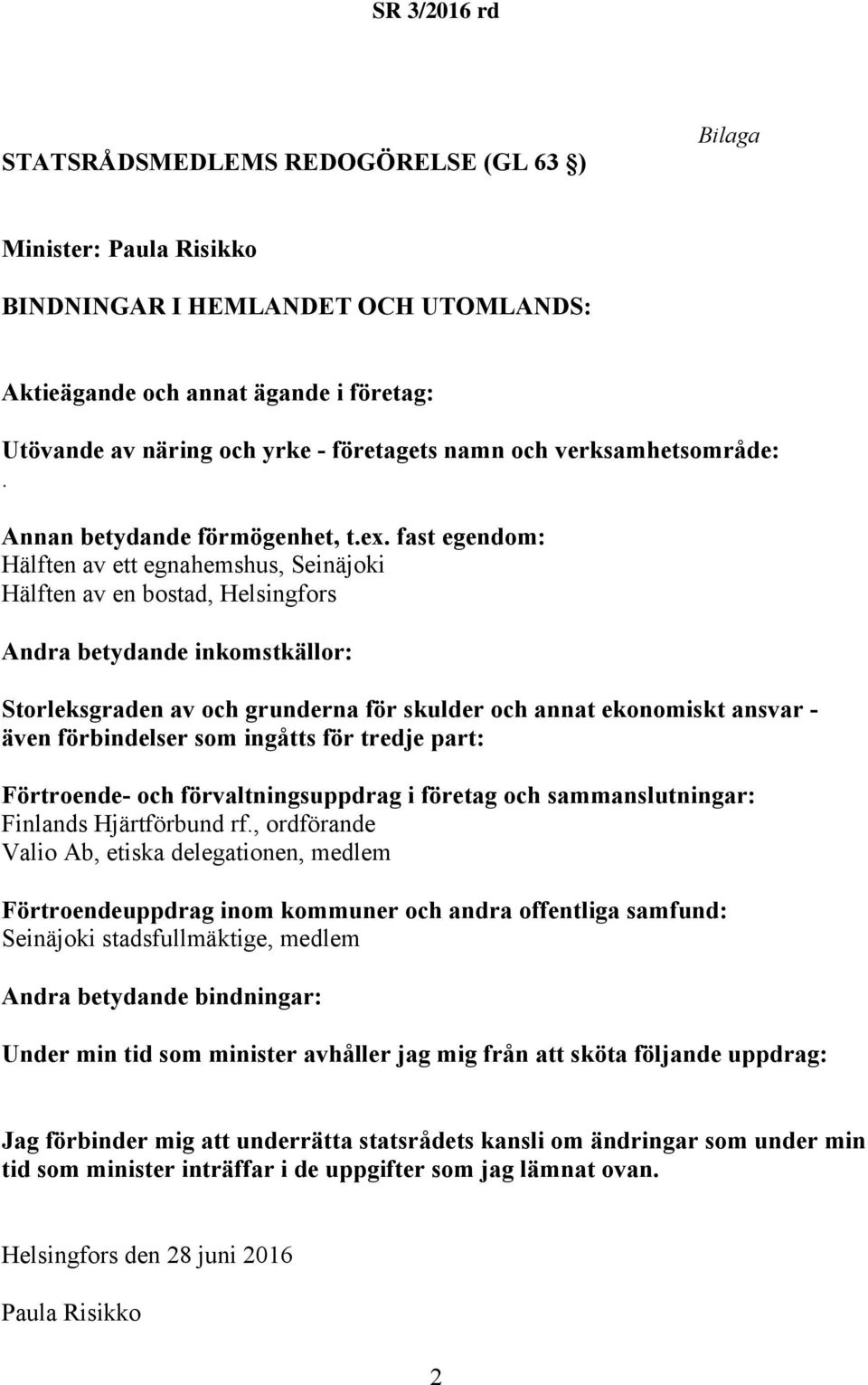 bostad, Helsingfors Finlands Hjärtförbund rf.