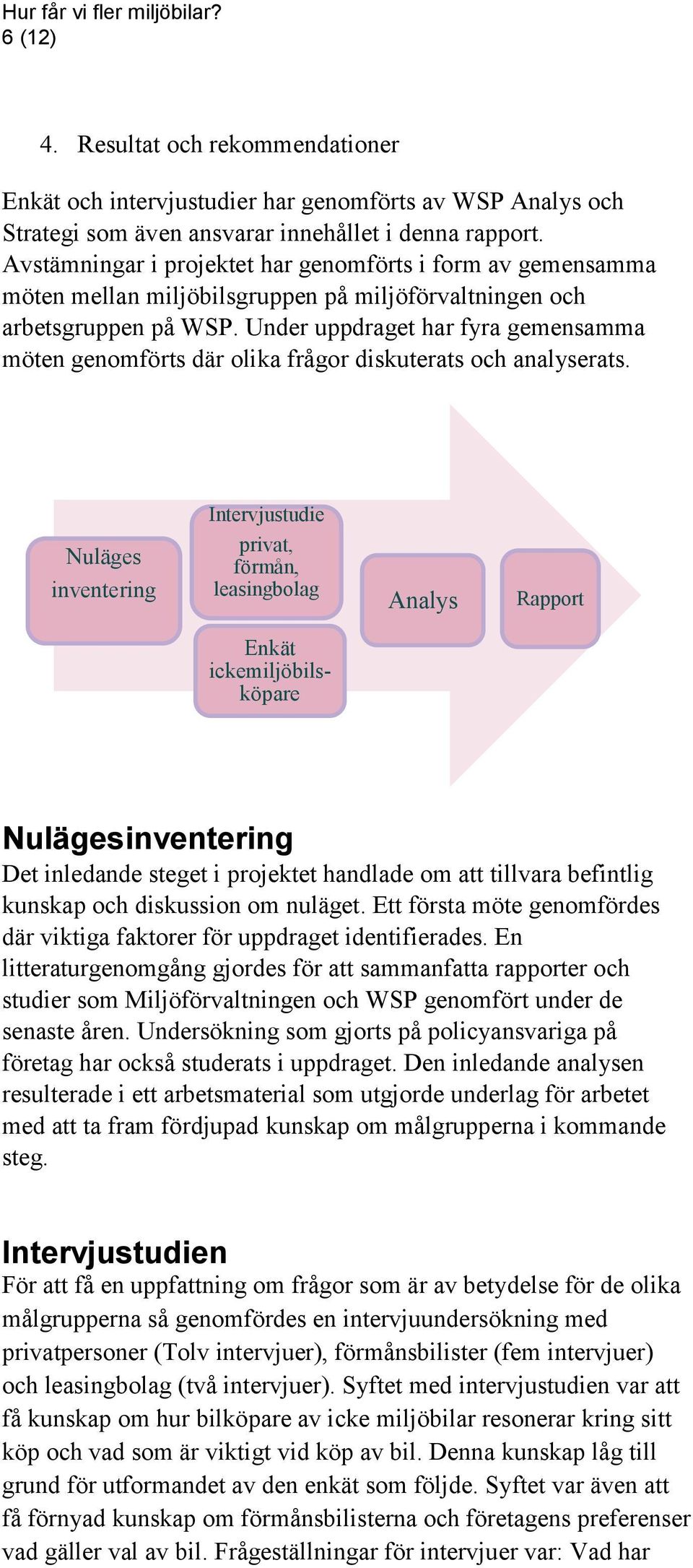 Under uppdraget har fyra gemensamma möten genomförts där olika frågor diskuterats och analyserats.