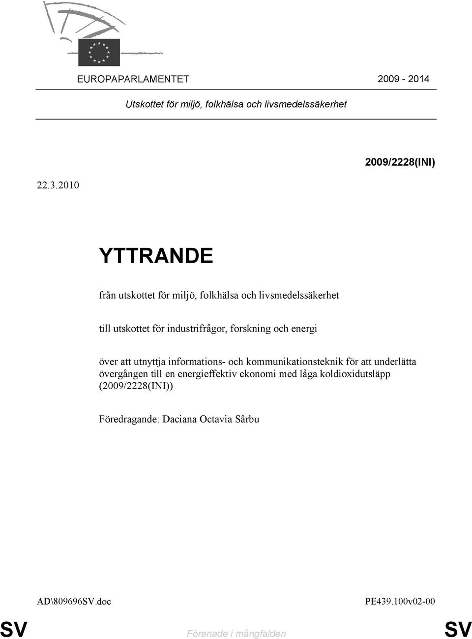 industrifrågor, forskning och energi över att utnyttja informations- och kommunikationsteknik för att underlätta