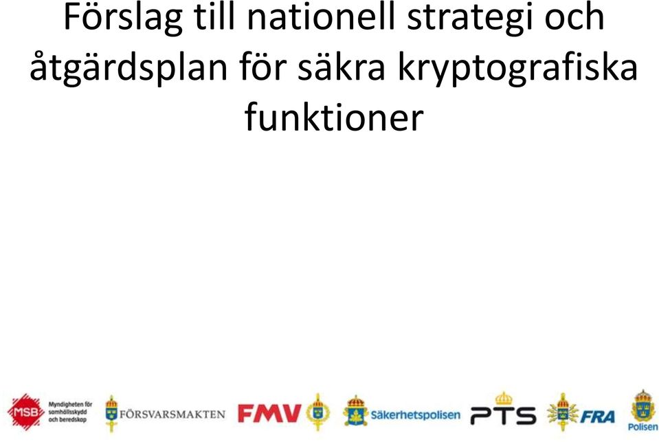 och åtgärdsplan för