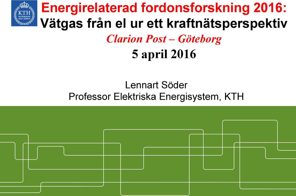 Clarion Post Göteborg 5 april 2016