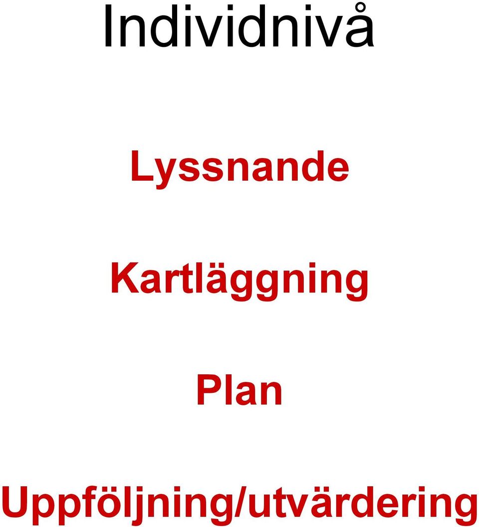 Kartläggning