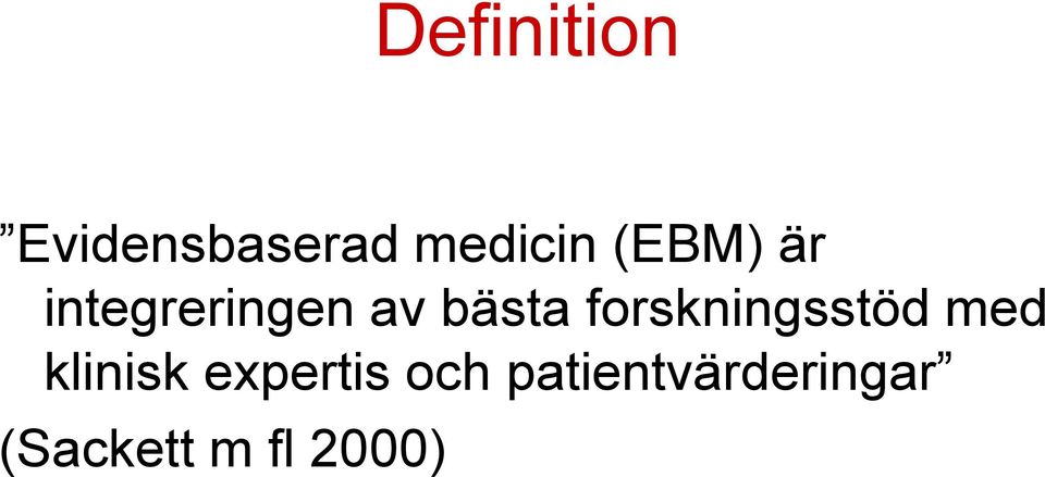 forskningsstöd med klinisk expertis