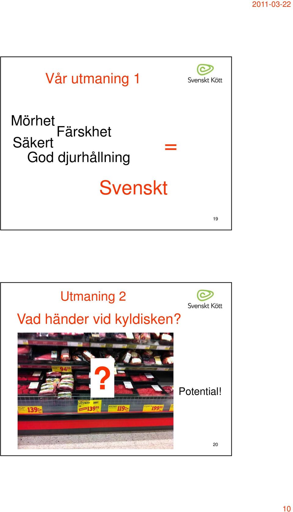 Svenskt 19 Utmaning 2 Vad